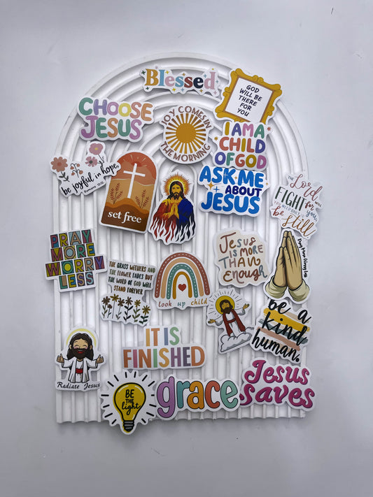 Christian Stickers 10pcs set (1)