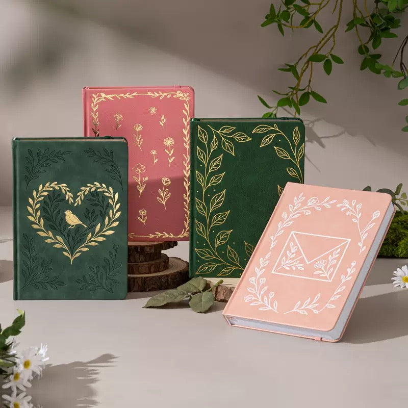 Velvet Hardcover Bullet / Dot Grid Journal (160gsm, 192 pages)