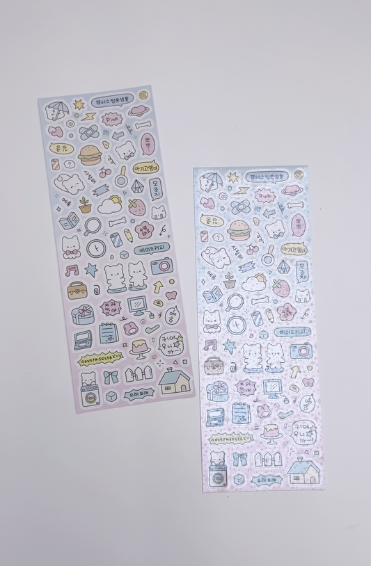 Cartoon Sticker Sheet (2 sheets) - ShopHaul