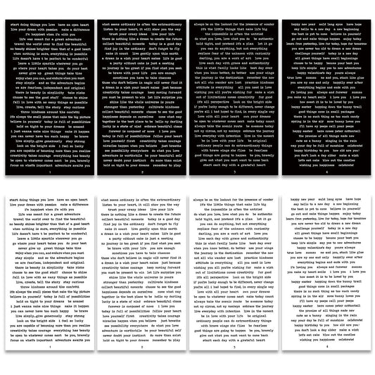 Small Talk Black / White Sticker Sheet - ShopHaul
