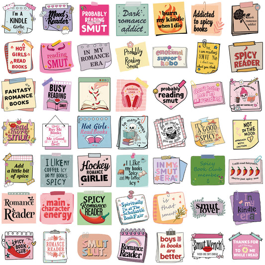 Bookish Stickers - Smut Poster Edition (10 pcs) - ShopHaul