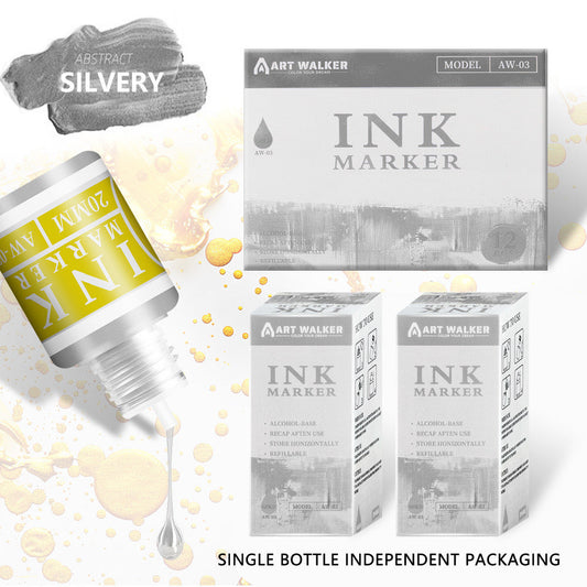 Brush Pen Metallic Ink (Gold / Silver) - ShopHaul