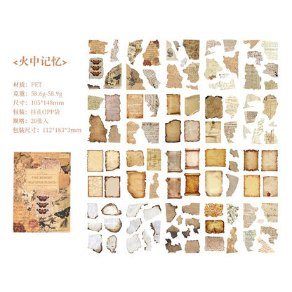 Retro / Vintage Stickers Book