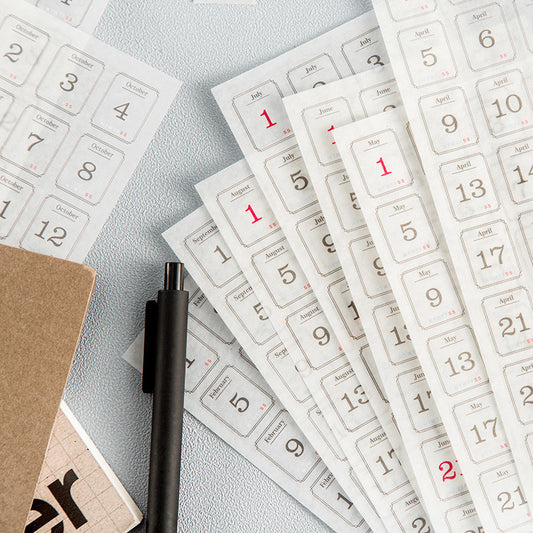 365 Days Undated Sticker Sheets - ShopHaul