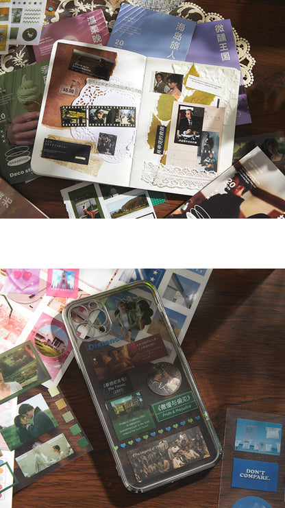 Deco Color-themed Stickers Book