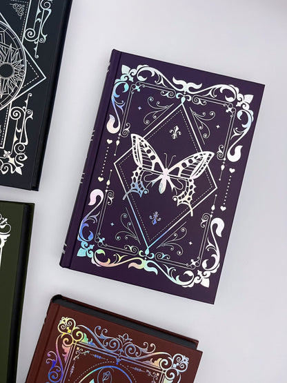 Velvet-covered Black Sheets A5 Journal (110gsm, 256 pages)