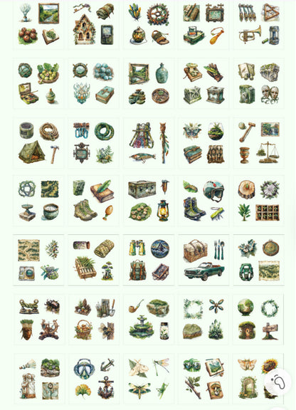 PET Stickers Box (100 mini sheets)