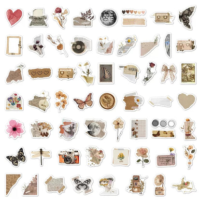 Retro / Vintage Stickers Set 2 (A set of 15)