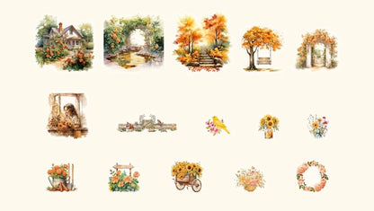 Landscape Series Stickers Set