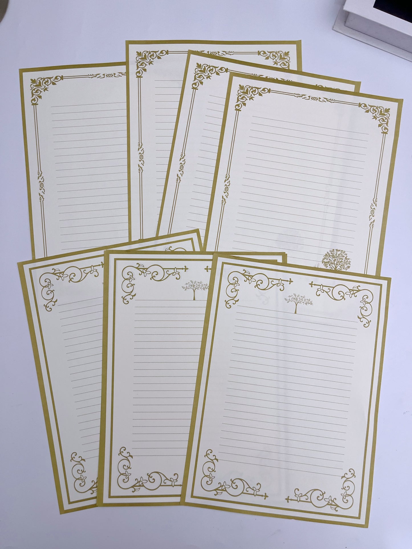 Vintage Letter Papers Set