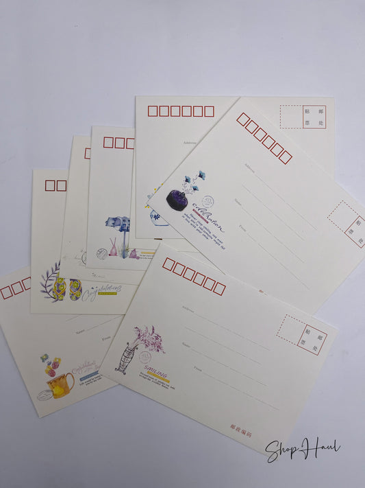 White Vintage Envelopes