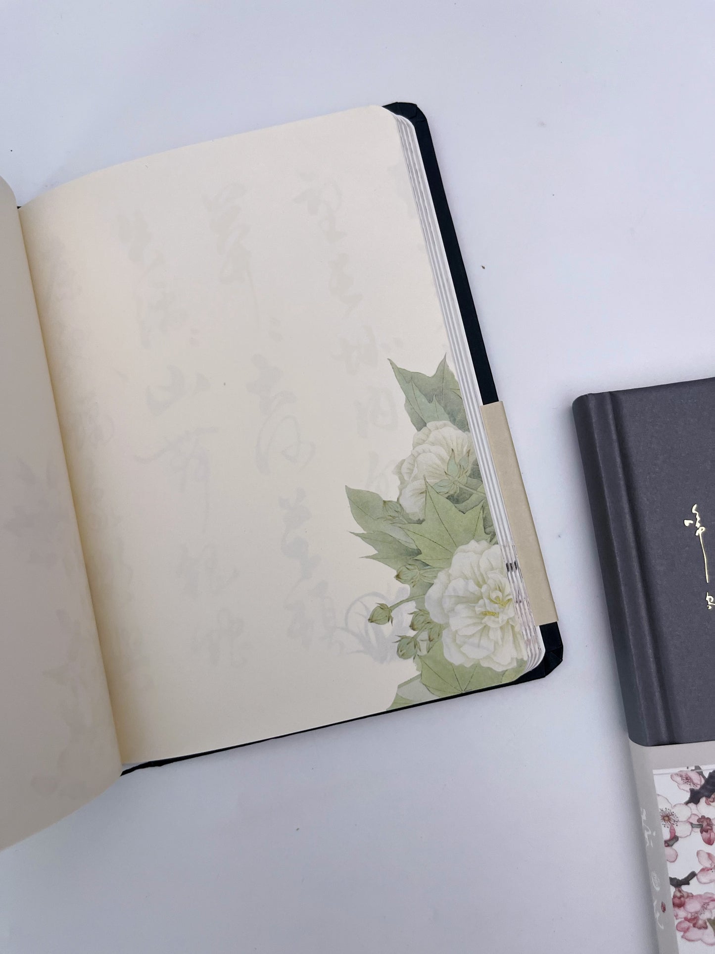 Floral Hardcover A5 Journal (Blank Floral Pages)