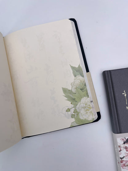 Floral Hardcover A5 Journal (Blank Floral Pages)