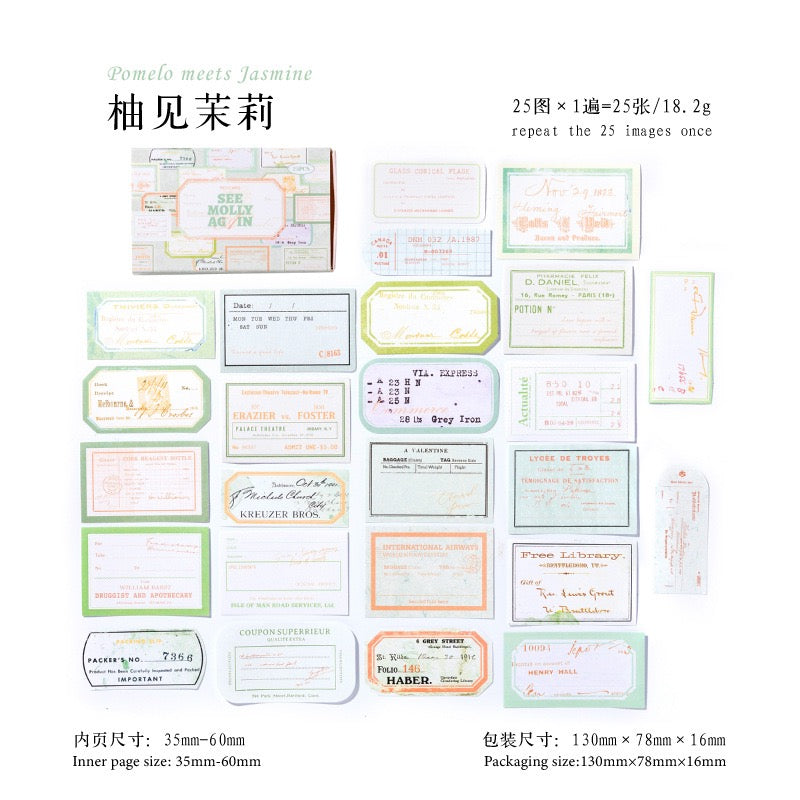 Momo Note Sticker Pack (25pcs)