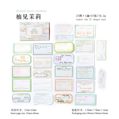 Momo Note Sticker Pack (25pcs)