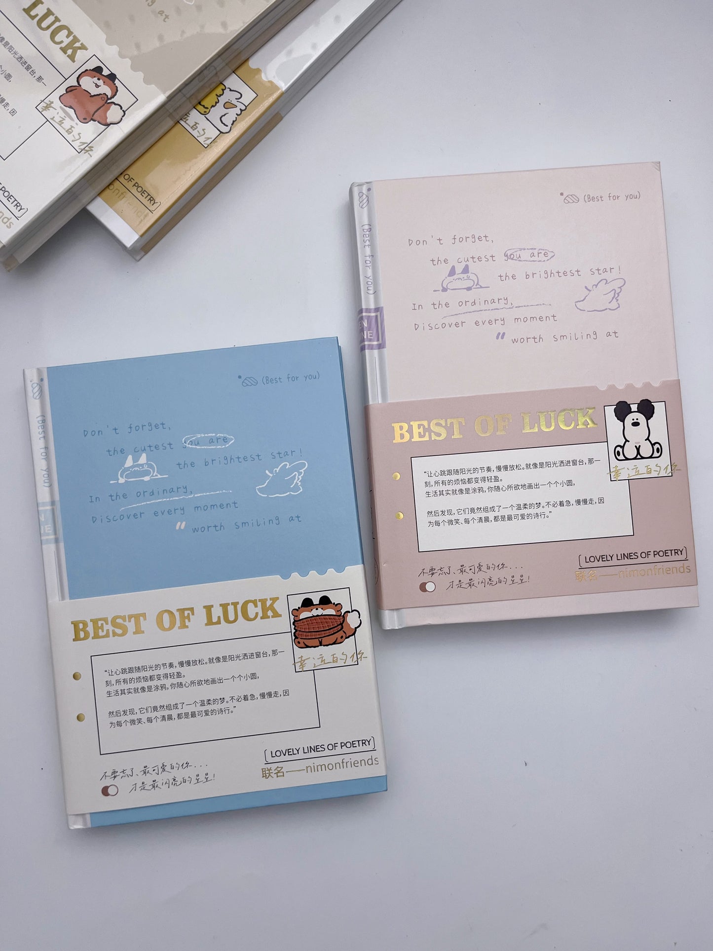 Best of Luck (Lined, Blank Mix) Journal