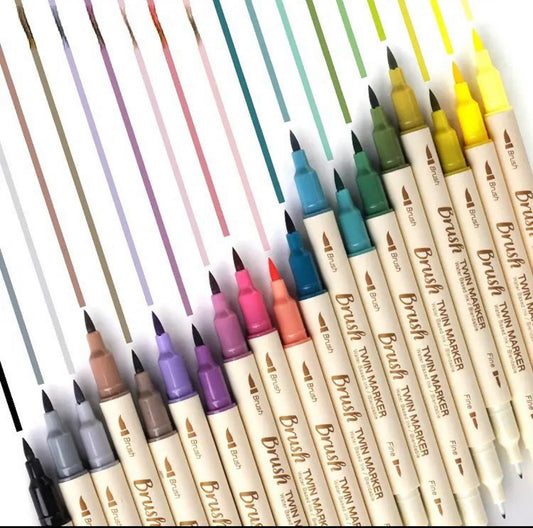 Brush Pens (Double Tips) - ShopHaul
