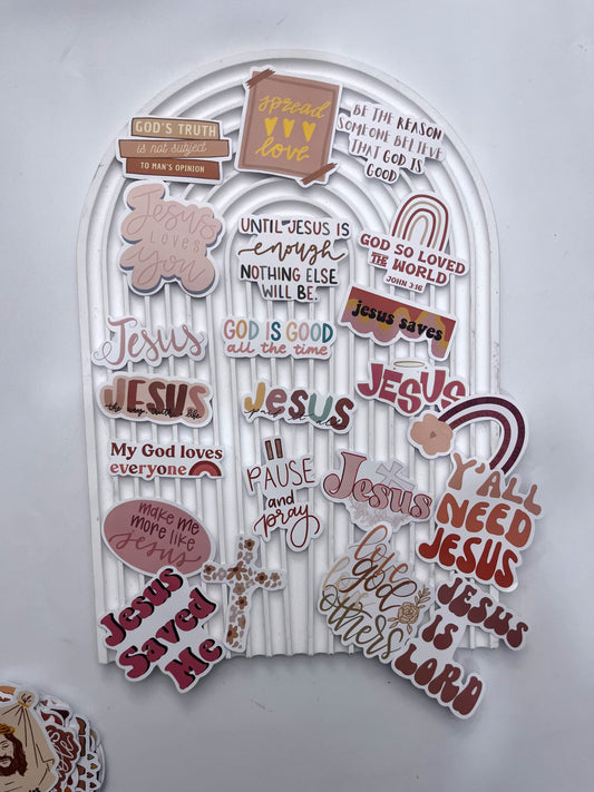 Christian Stickers 10pcs Set (2)