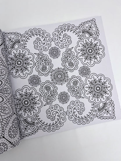 Large-sized Zen Mandalas Coloring Book (100 sheets)