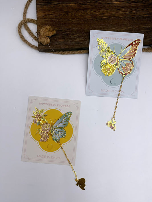 Butterfly Pendant Chain Bookmark