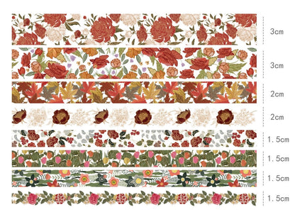 PET Transparent Washi Tape (8-pcs set)
