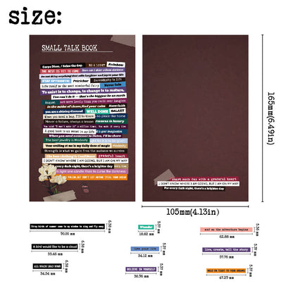 Small Talk Sticker Book (60 sheets) - ShopHaul