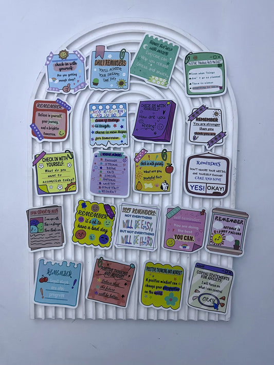 Mental Health / Inspirational Stickers Set (10 pcs)
