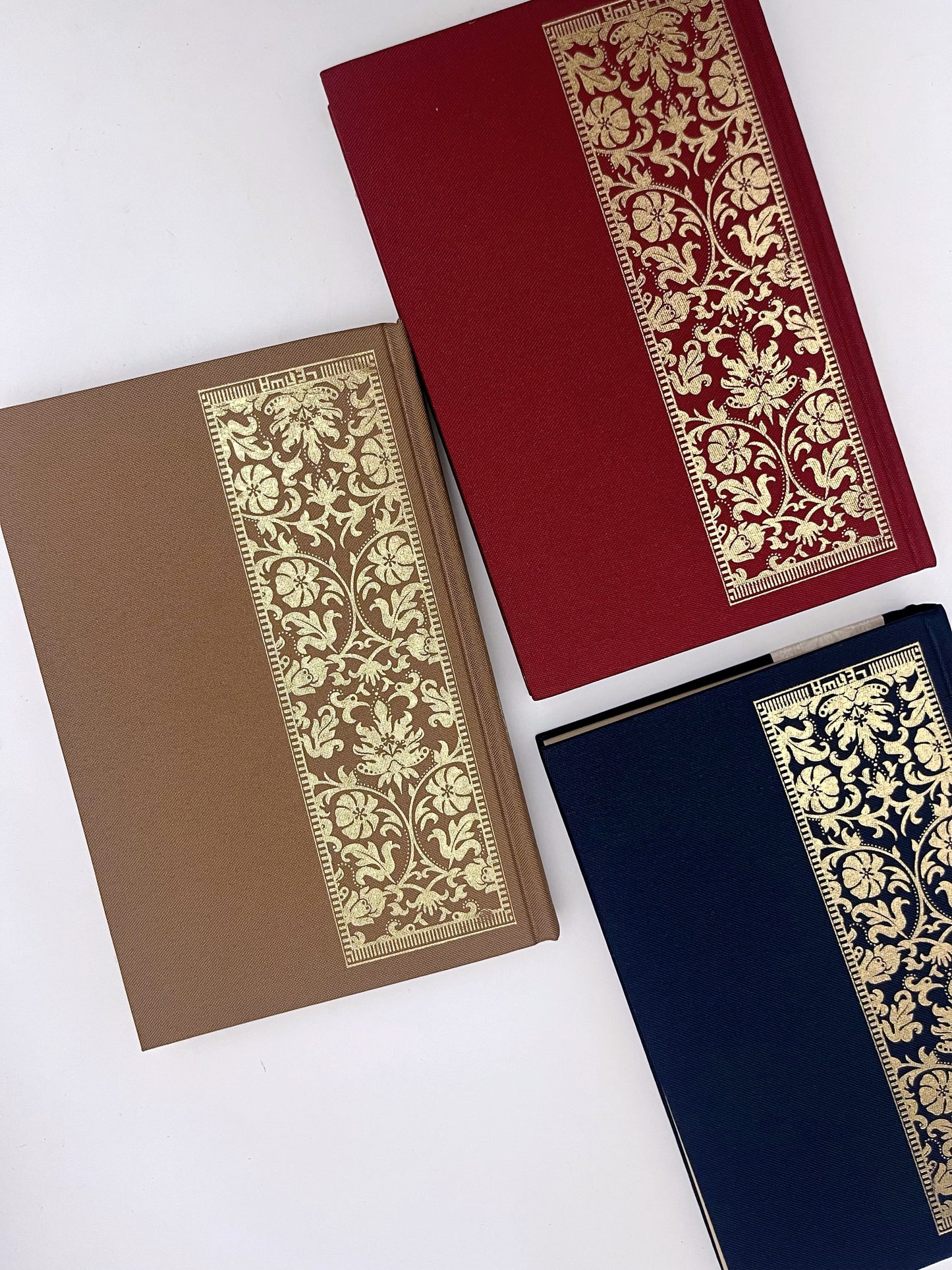 Fabric Cover A5 Brown Kraft Pages Journal