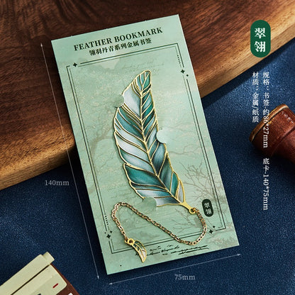 Feather Pendant Bookmark