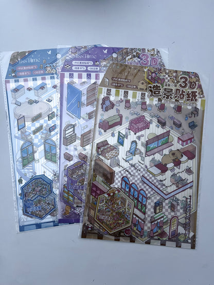 3D Landscaping Stickers