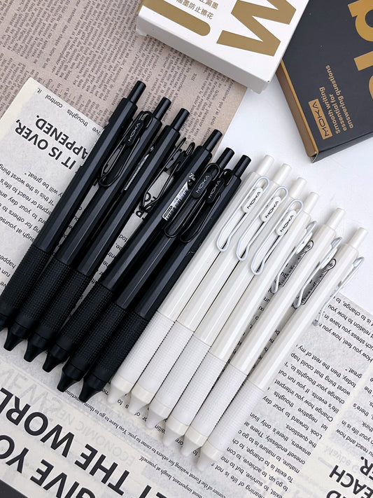 Black Ink Gel Pens Set - 0.5mm