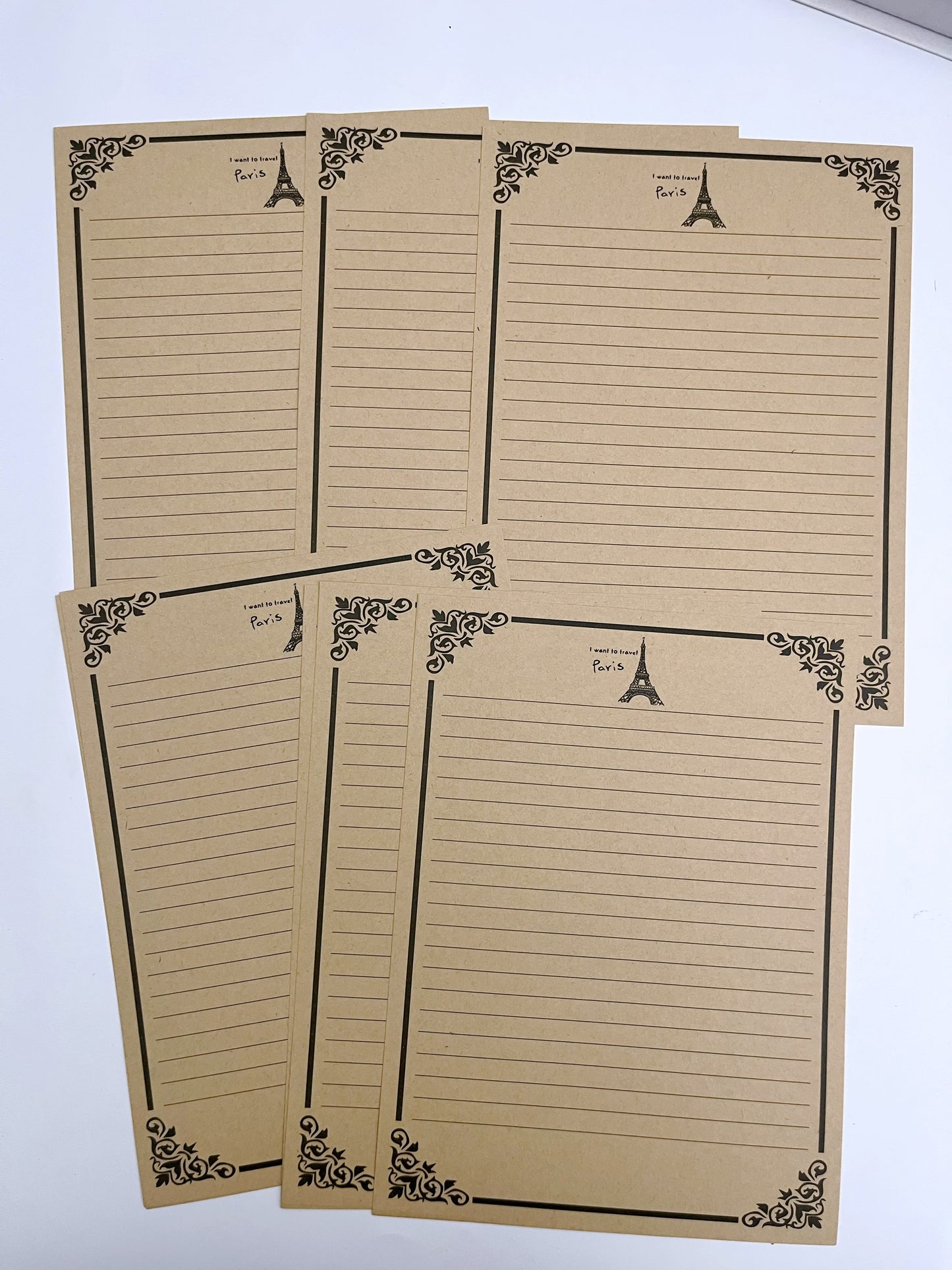 Vintage Letter Papers Set