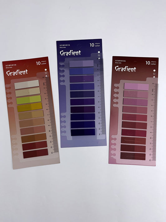 Gradient Color Transparent Annotating Tabs - ShopHaul