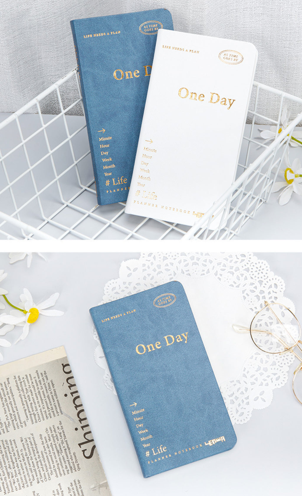 One Day Planner / Journal Book
