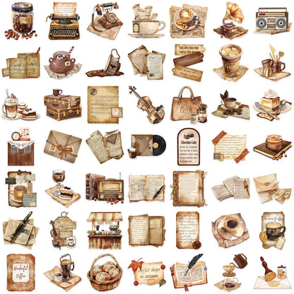 PVC Vintage Stickers Set (10 pcs) - ShopHaul