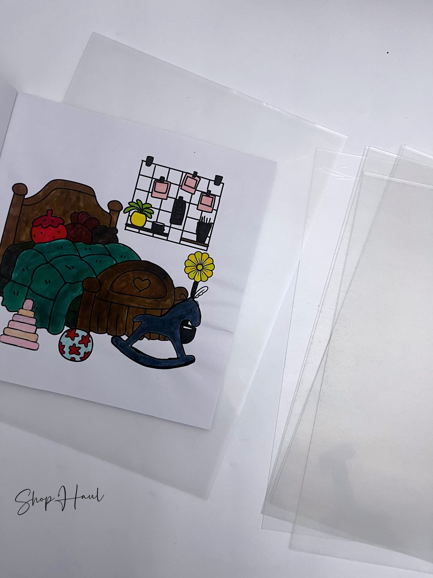 Coloring Page PVC Protector