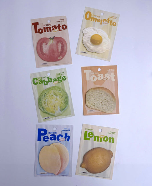 Fruits / Food Sticky Notes - ShopHaul