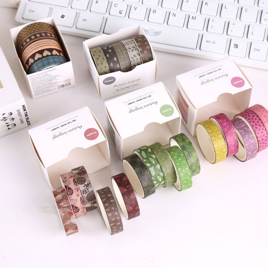 Plant-theme Washi Tapes Set