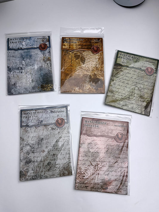 Vintage Handwriting Scrap Papers Set - ShopHaul