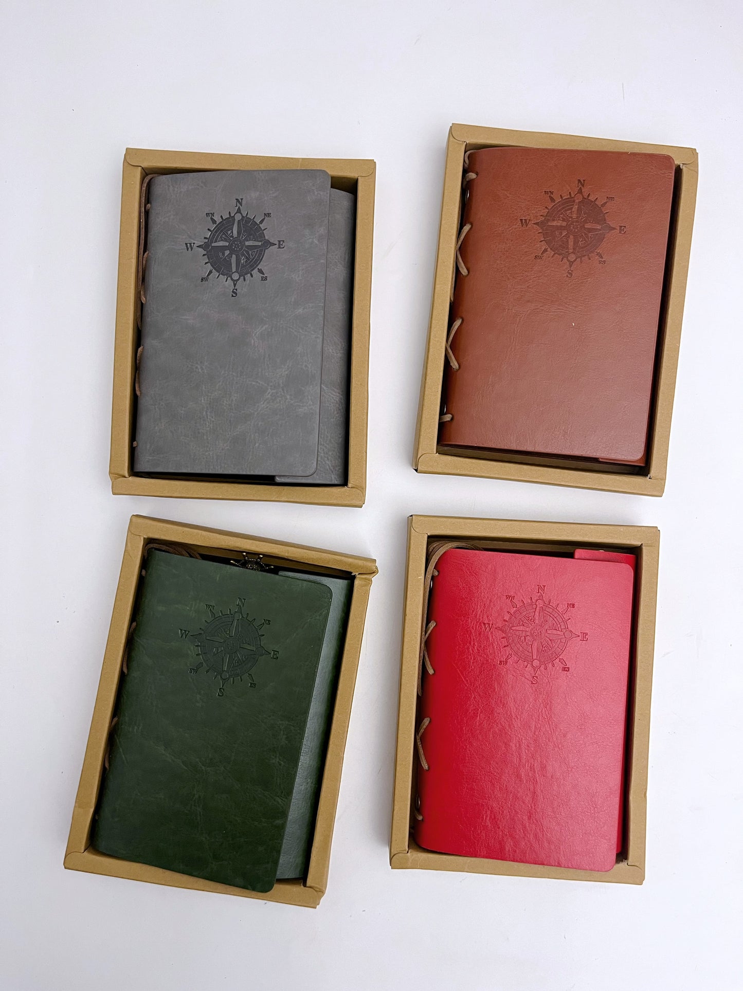 Pirate Leather Cover Traveler’s Journal (Blank brown pages)