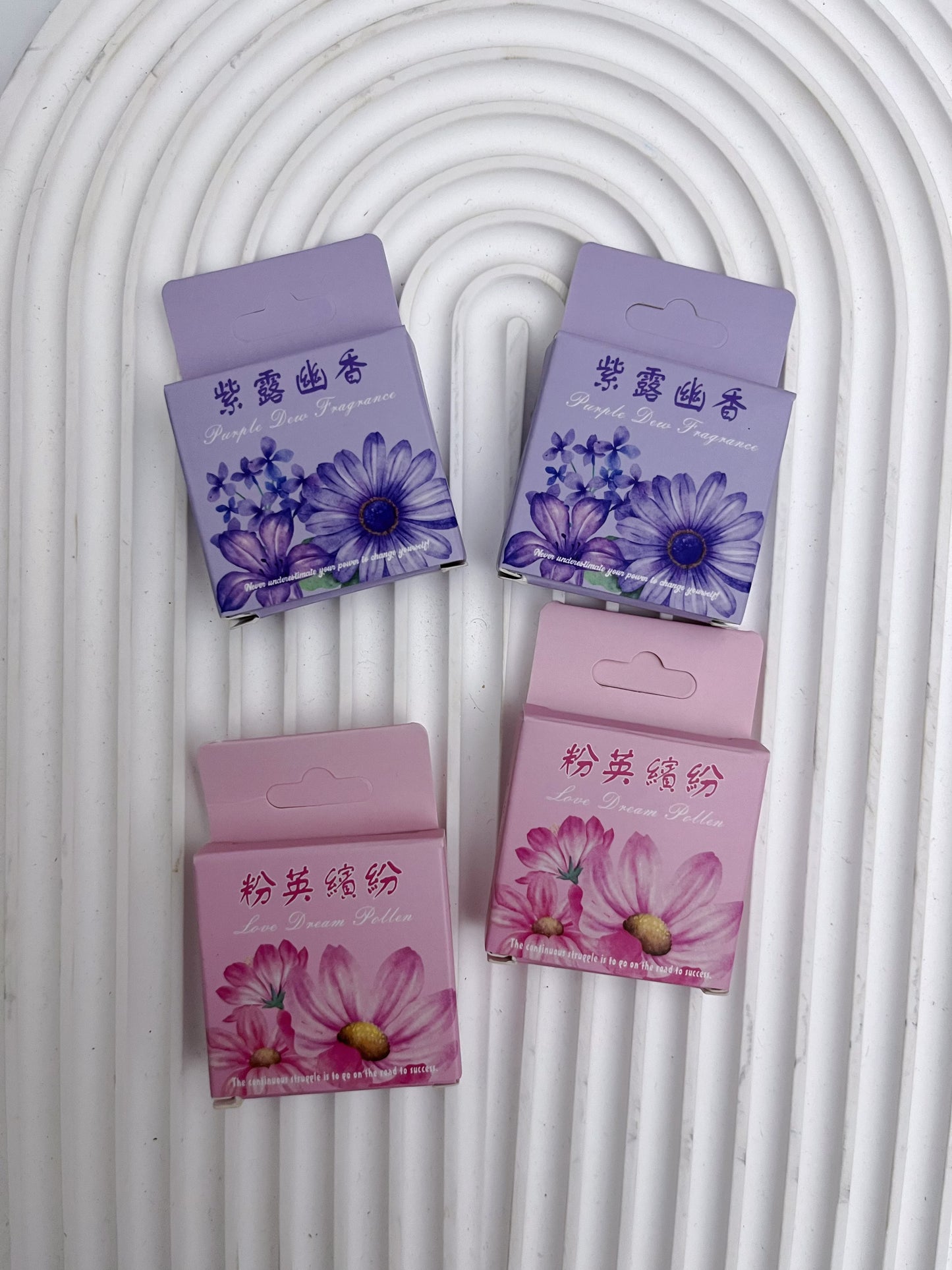 PVC Floral Stickers Set (46pcs)