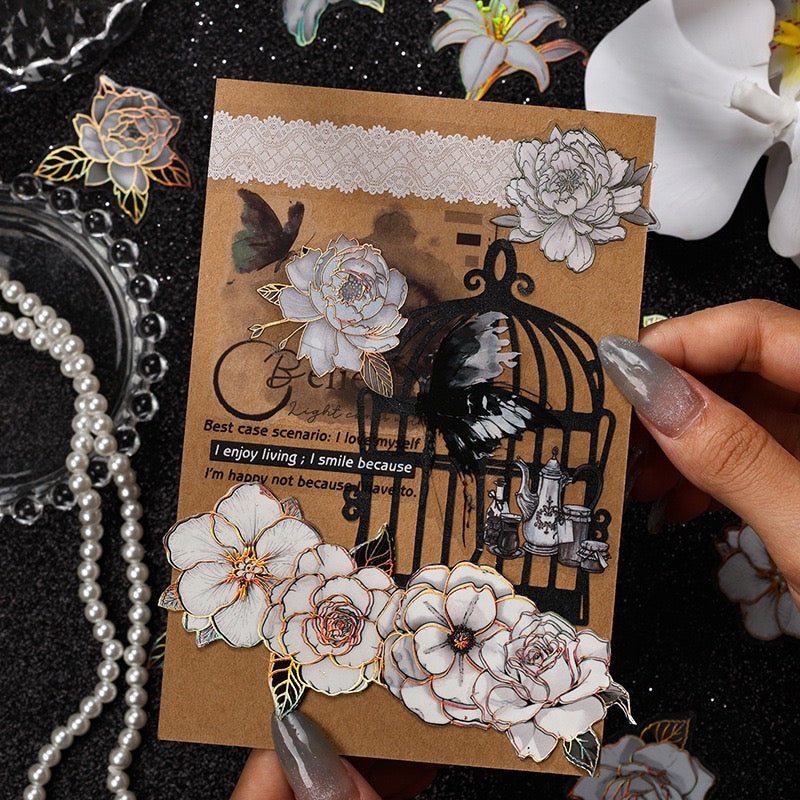 Floral Stickers Set (20pcs)