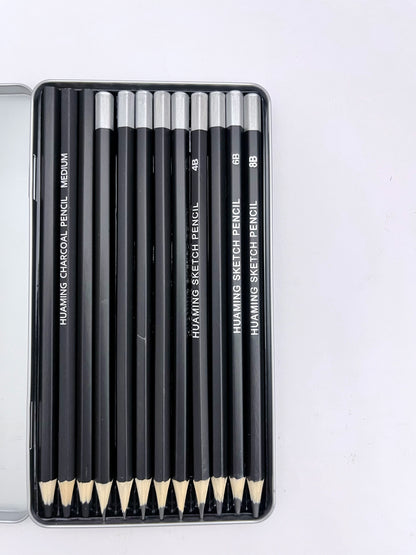 Huaming Charcoal Sketch Pencils Set