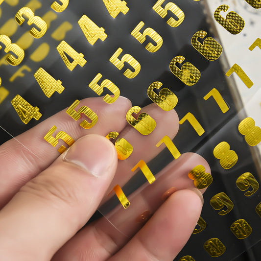 Alphabet / Numbers Sticker Sheets