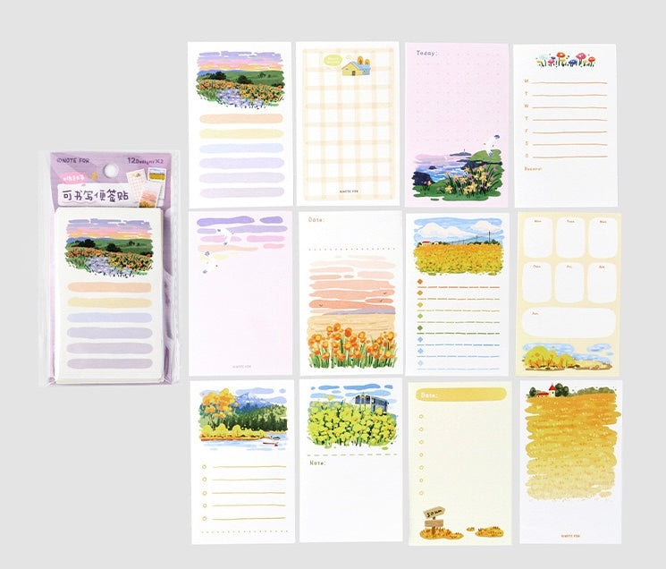 NoteFor Mini Sticky Cards / Notes / Planning Sheets