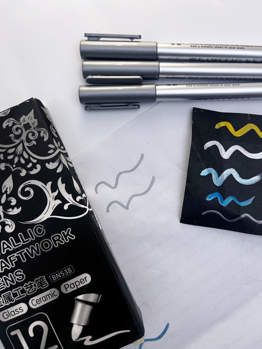 Metallic Brush Pen (Gold / Silver) - ShopHaul