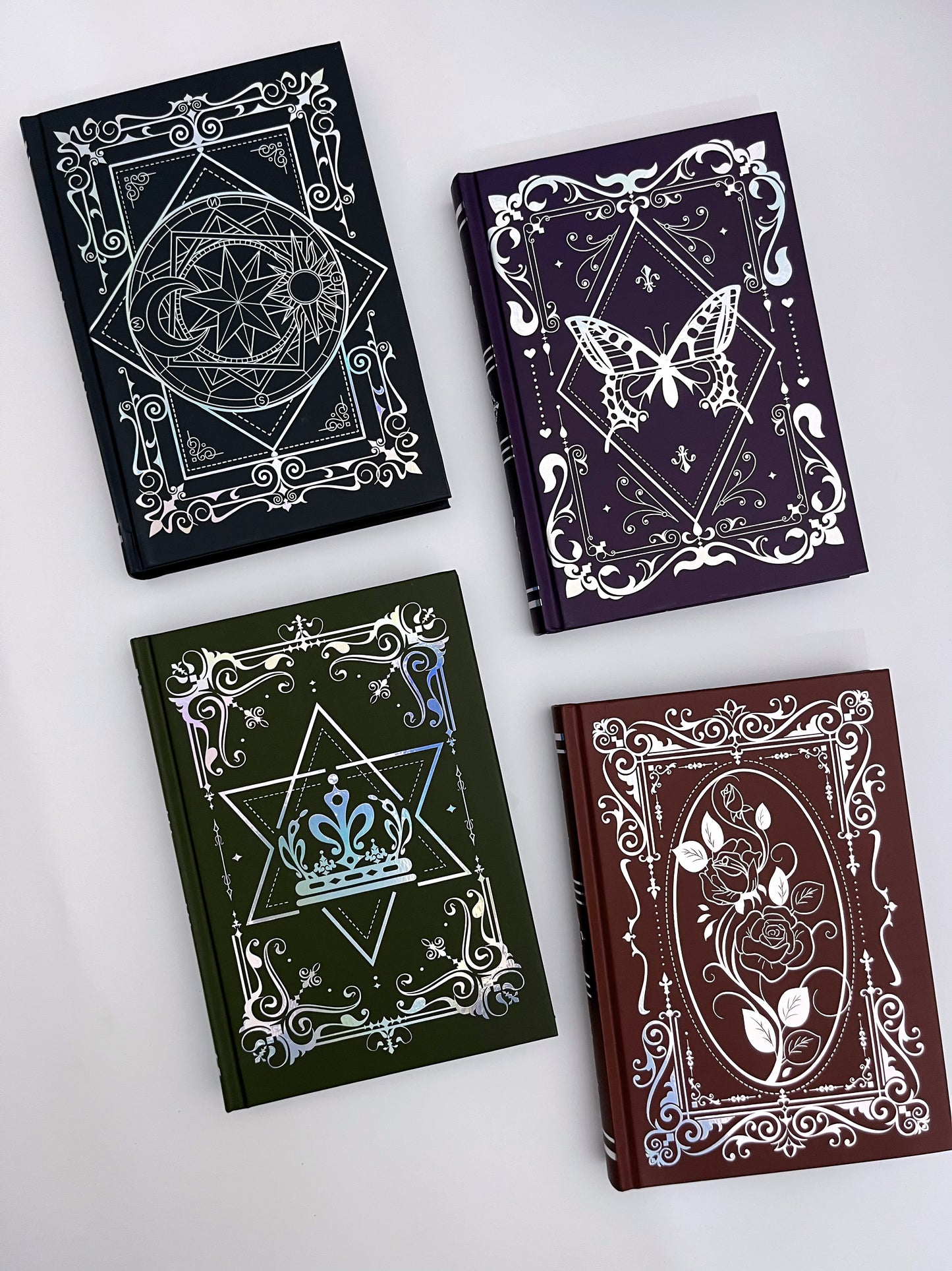 Velvet-covered Black Sheets A5 Journal (110gsm, 256 pages)