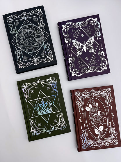 Velvet-covered Black Sheets A5 Journal (110gsm, 256 pages)