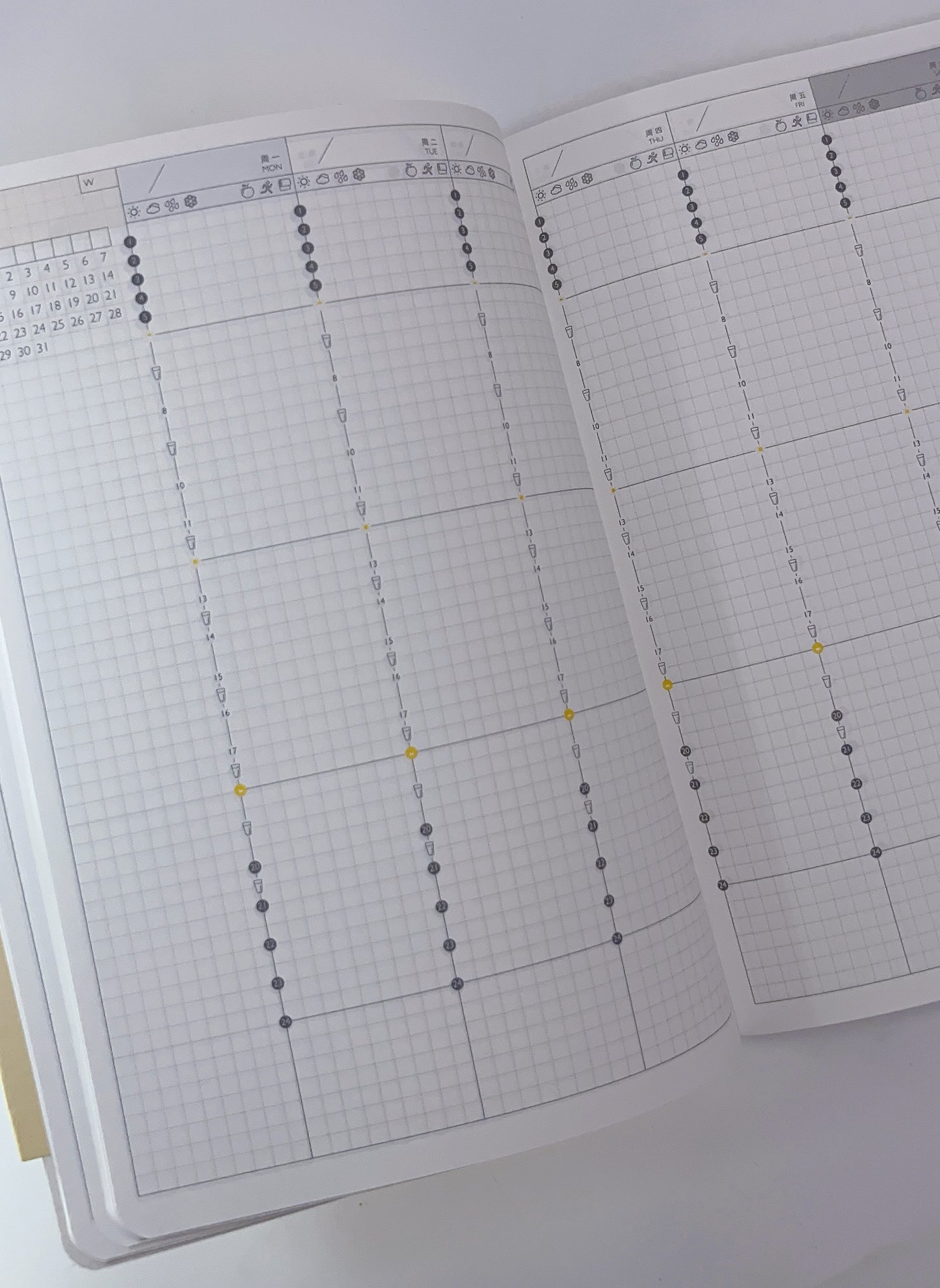 Kinbor A5 Undated Life Planner Book - 192 pages