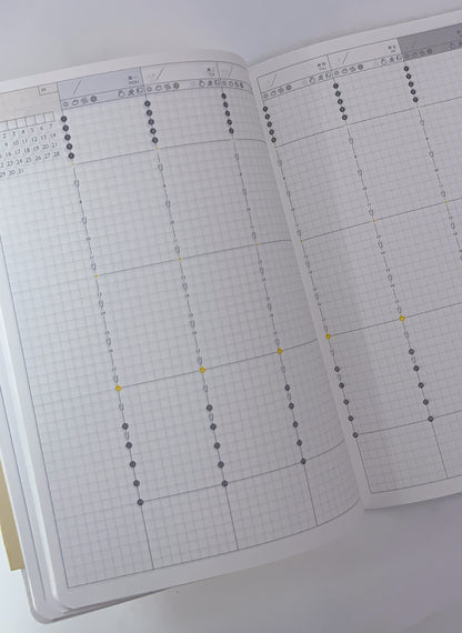 Kinbor A5 Undated Life Planner Book - 192 pages